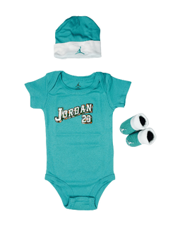 Jordan Baby Clothes 3 piece Set Teal Jordan 23 Size 0 6 Months