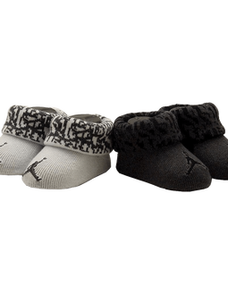 Nike Jordan Newborn Baby Booties (0 6M) Silver, 0 6 Month